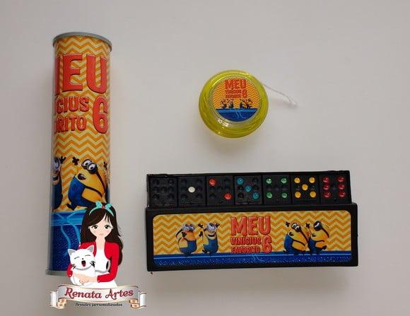 Kit Jogos Personalizado Minions