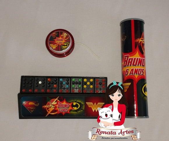 Kit Jogos Personalizado Liga da Justiça