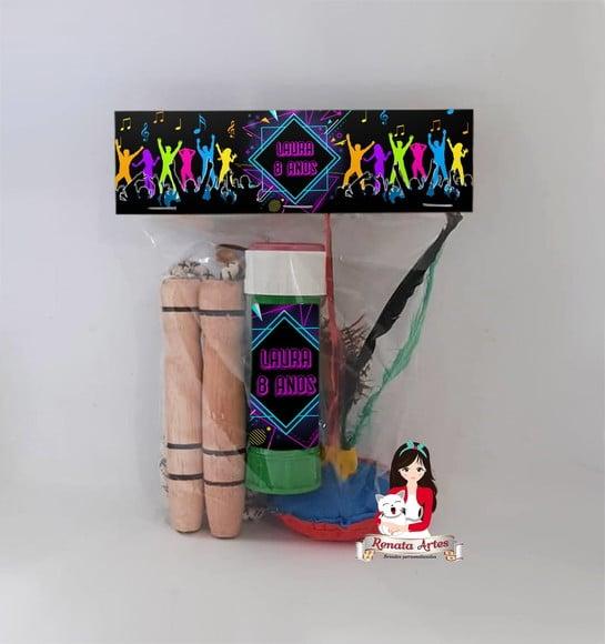 Kit Lembrancinha com Bolha de Sabão Balada
