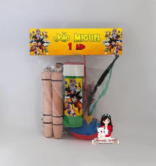 Kit Lembrancinha com Bolha de Sabão Dragon Ball Z