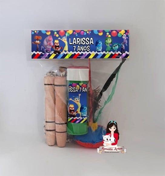 Kit Lembrancinha com Bolha de Sabão Divertidamente