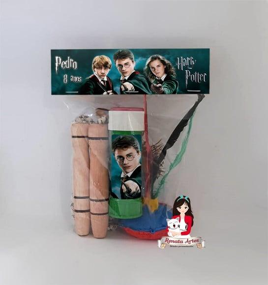 Kit Lembrancinha com Bolha de Sabão Harry Potter