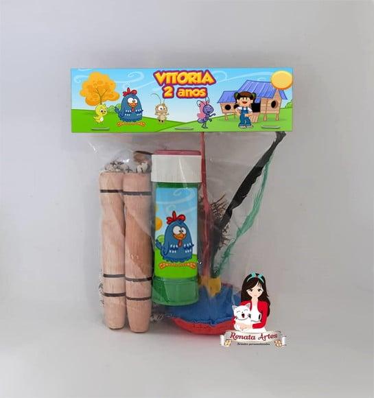 Kit Lembrancinha com Bolha Galinha Pintadinha 2