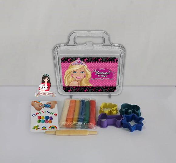 Kit Massinha na Maleta Barbie Nova