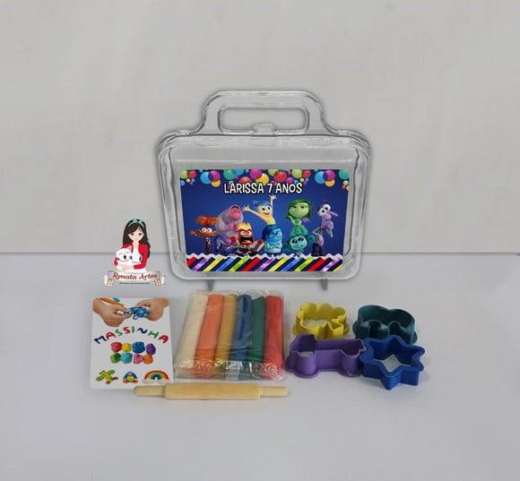 Kit Massinha na Maleta Divertidamente