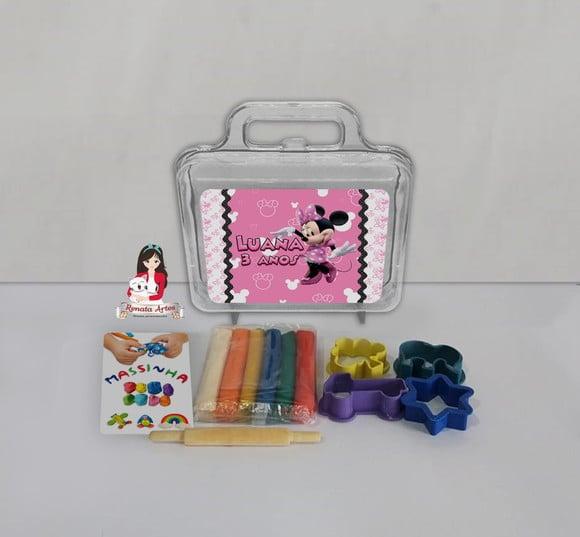 Kit Massinha na Maleta Minnie Rosa