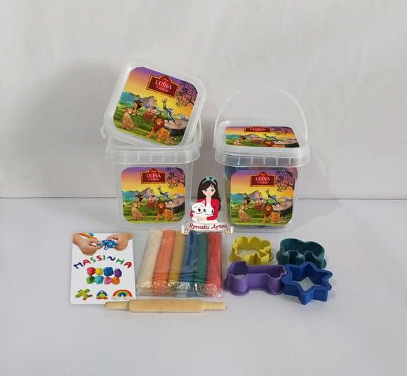 Kit Massinha no Baldinho Personalizado Rei Leão