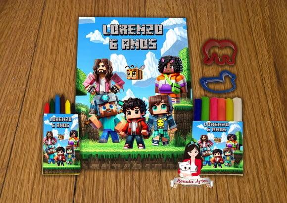Kit Passatempo Personalizado Minecraft Filme