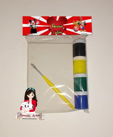 Kit Pintura Personalizado Circo do Mickey