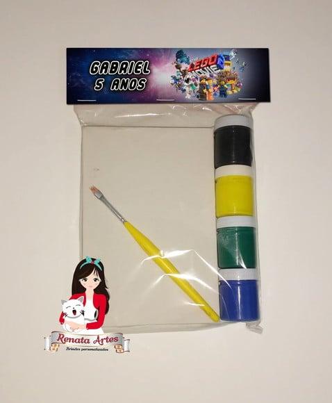Kit Pintura Personalizado Lego Movie
