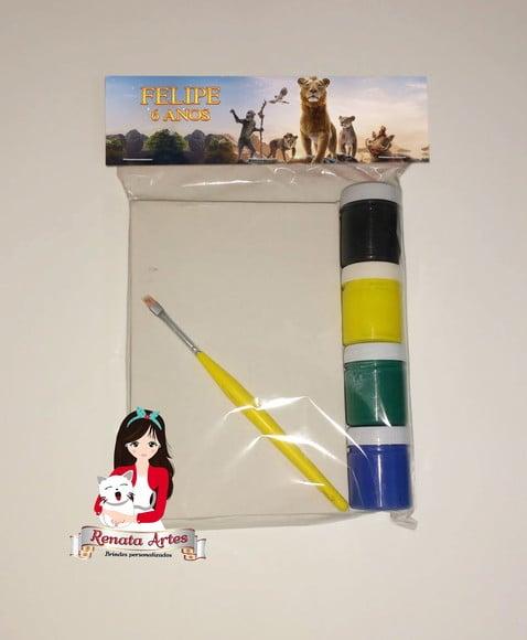 Kit Pintura Personalizado Rei Leão Mufasa