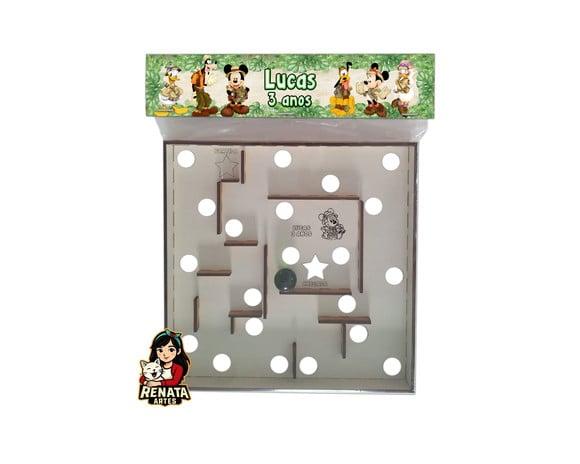 Labirinto Personalizado Lembrancinha Mickey Safari