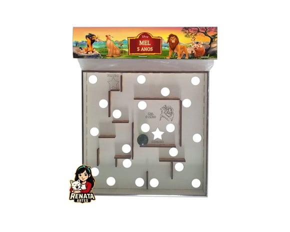 Labirinto Personalizado Lembrancinha Rei Leão