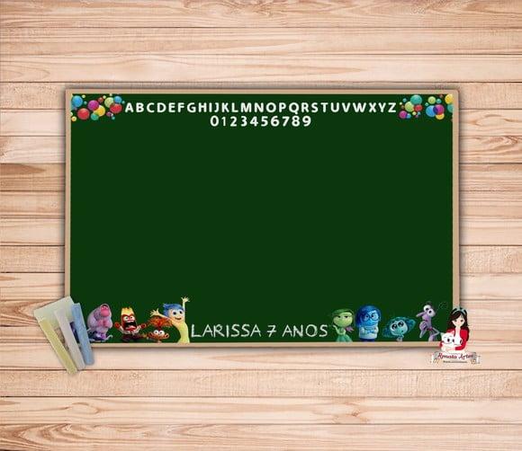 Lousa com Giz Personalizada Divertidamente