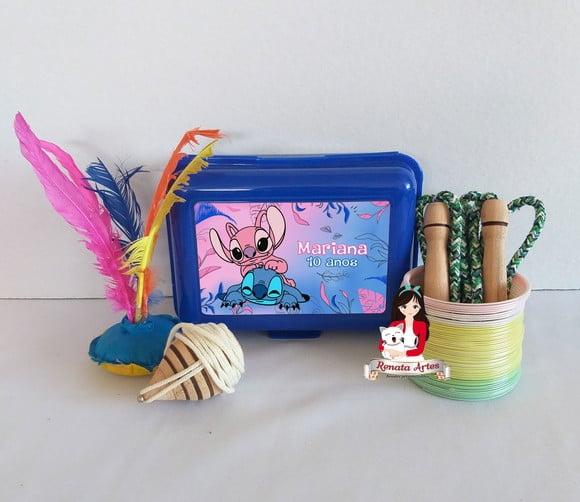 Maleta Baú Boa Infância Stitch