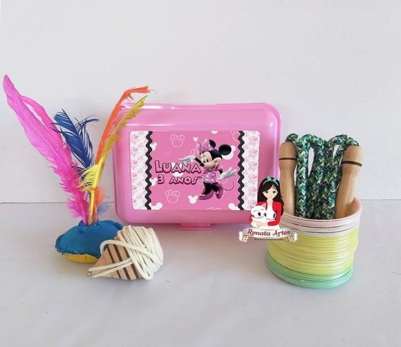 Maleta Baú da Boa Infância Minnie Rosa