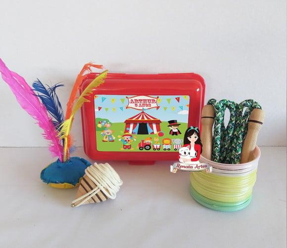 Maleta Baú da Boa Infância Personalizado Circo
