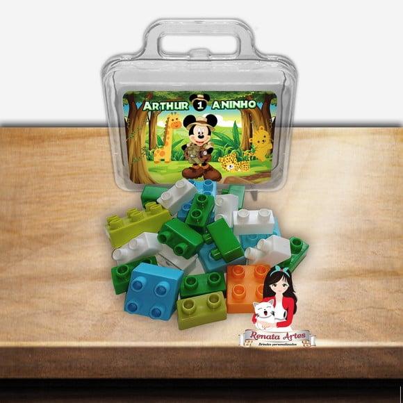 Maleta com Blocos de Montar Mickey Safari