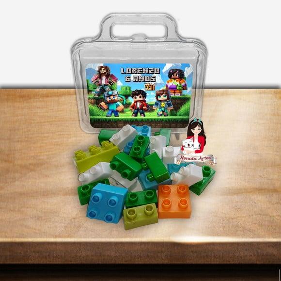Maleta com Blocos de Montar Minecraft Filme
