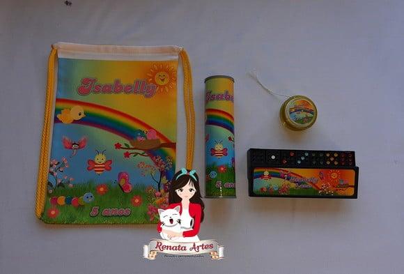 Mini Kit Jogos na Mochila Jardim Encantado
