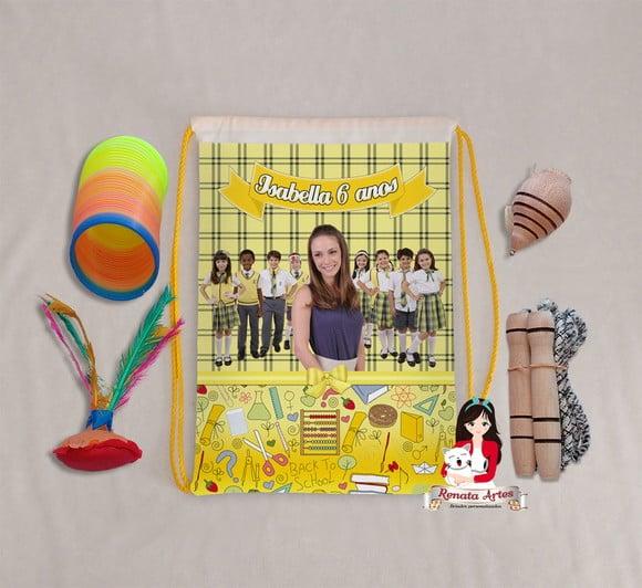 Mochila Boa Infância Tema Carrossel