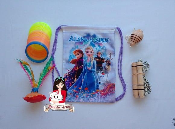 Mochila Boa Infância Tema Frozen