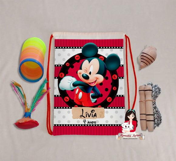 Mochila Boa Infância Tema Mickey 1