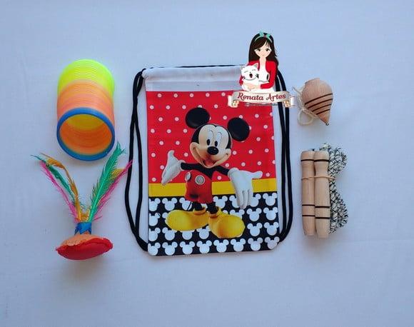 Mochila Boa Infância Tema Mickey 3