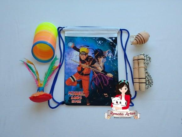 Mochila Boa Infância Tema Naruto