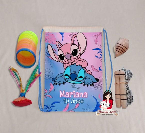 Mochila Boa Infância Tema Stitch