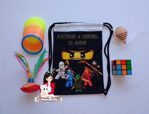 Mochila Brinquedos Retrô Ninjago