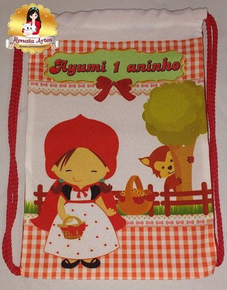 Mochila Chapeuzinho Vermelho