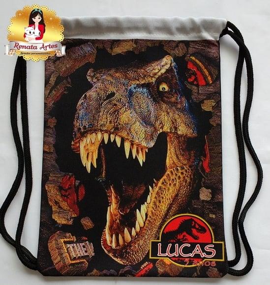 Mochila de Tecido Dinossauro