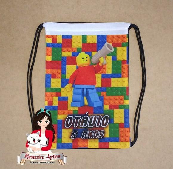 Mochila de Tecido Lego