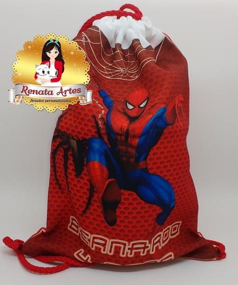 Mochila de Tecido Homem Aranha