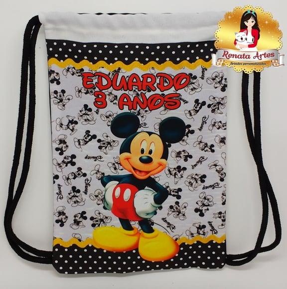 Mochila de Tecido Mickey