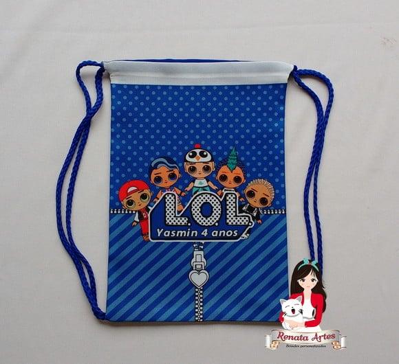 Mochila de Tecido Personalizada Lol Boy