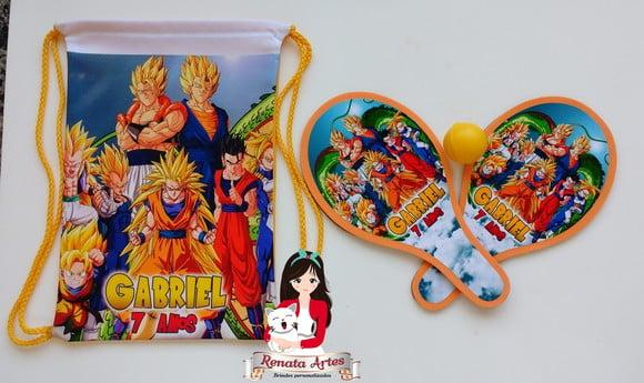 Mochila Ping Pong Tema Dragon Ball Z