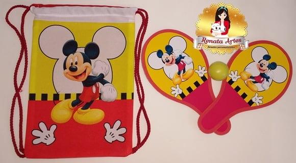 Mochila Ping Pong Tema Mickey