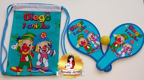 Mochila Ping Pong Tema Patati e Patatá