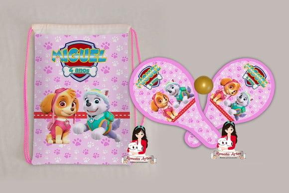 Mochila Ping Pong Tema Patrulha Canina Skie