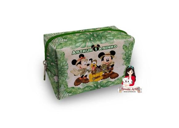 Necessaire Box Personalizado Mickey Safari