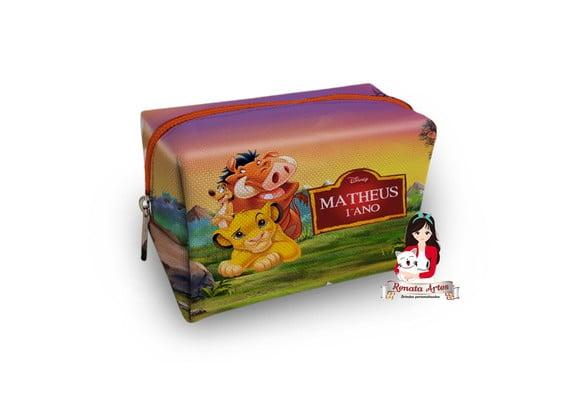 Necessaire Box Personalizado Rei Leão