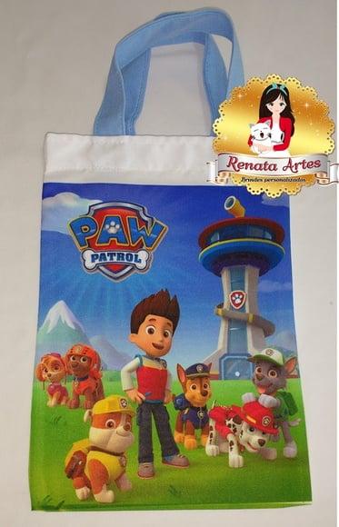 Patrulha Canina - Sacola Ecobag Personalizada