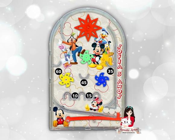 Pinball Fliperama Mickey e Turma