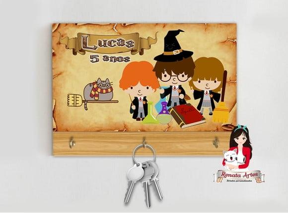 Porta Chaves Personalizado Harry Potter