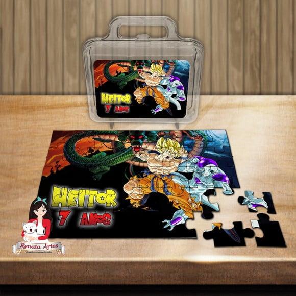 Quebra Cabeça Personalizado na Maleta Dragon Ball