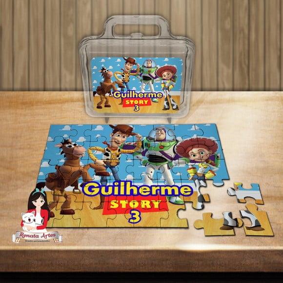 Quebra Cabeça Personalizado na Maleta Toy Story