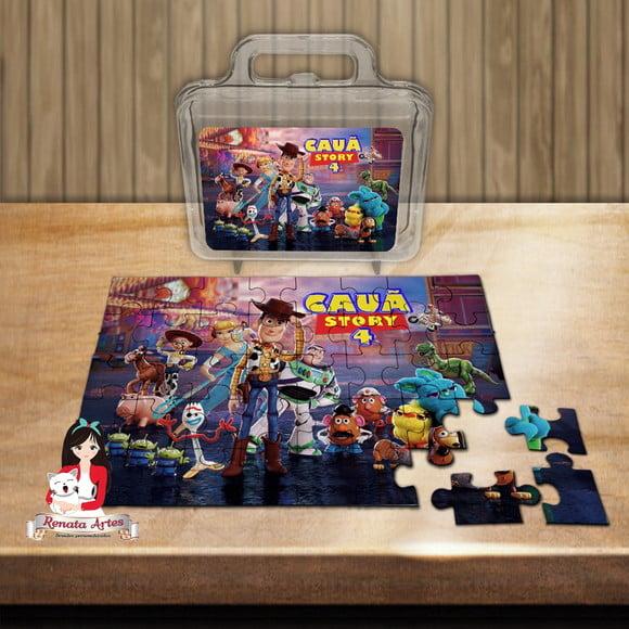 Quebra Cabeça Personalizado na Maleta Toy Story 4