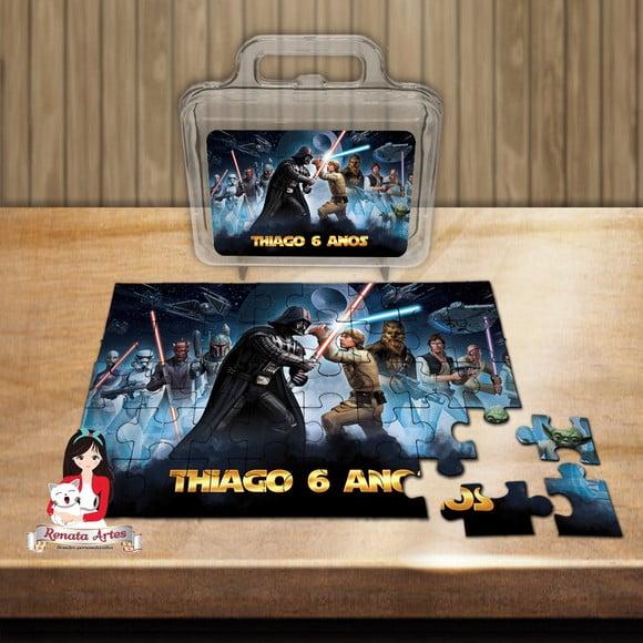 Quebra Cabeça Personalizado na Maleta Star Wars Lego